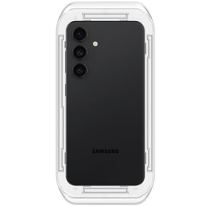 Spigen GLAS.TR EZ FIT 2-Pack – Grūdintas stiklas, skirtas Samsung Galaxy S25 / S24 (2 vnt.)