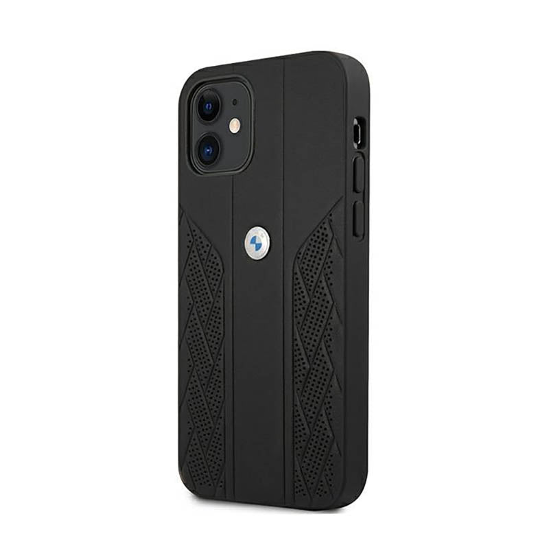 BMW od „Odos lenktas perforavimas“ – dėklas, skirtas „iPhone 12 mini“ („juoda“)