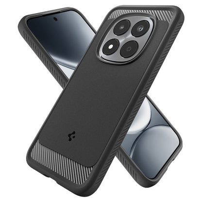 Spigen Rugged Armor - Dėklas Xiaomi Redmi Note 15 Pro 5G (Matinis juodas)
