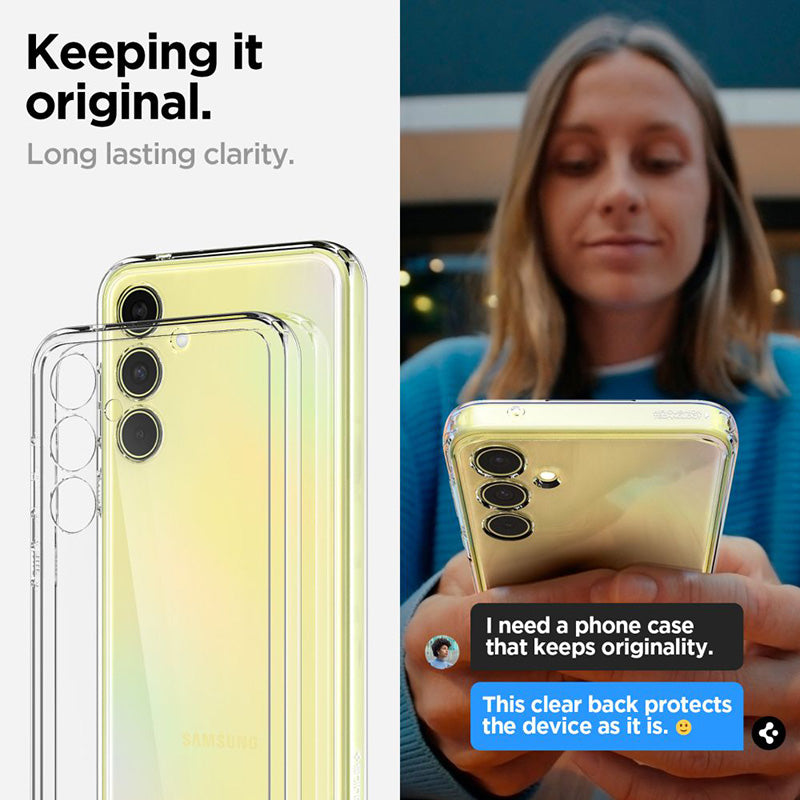 Spigen Ultra Hybrid – Dėklas, skirtas Samsung Galaxy A35 5G (skaidrus)