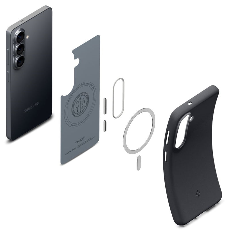 Spigen Nano Pop Mag MagSafe – dėklas Samsung Galaxy S26 (Black Sesame)