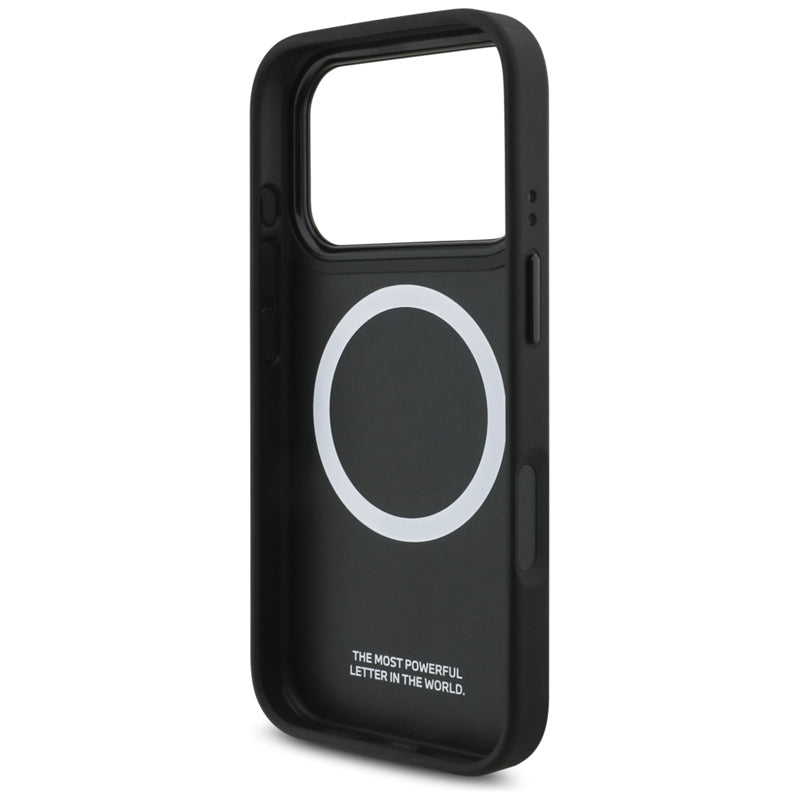 BMW M Carbon Line ir logotips MagSafe - dėklas iPhone 17 Pro (raudonas)
