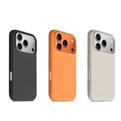 Crong Color Cover Magnetic dėklas - MagSafe iPhone 17 Pro Max dėklas (Juodas)
