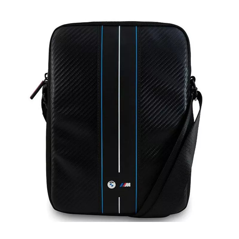 "BMW Carbon Blue Stripes" - 8" planšetinio kompiuterio dėklas (juodas)