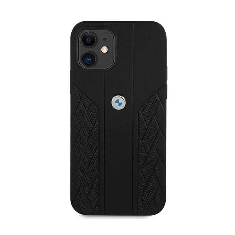 BMW od „Odos lenktas perforavimas“ – dėklas, skirtas „iPhone 12 mini“ („juoda“)