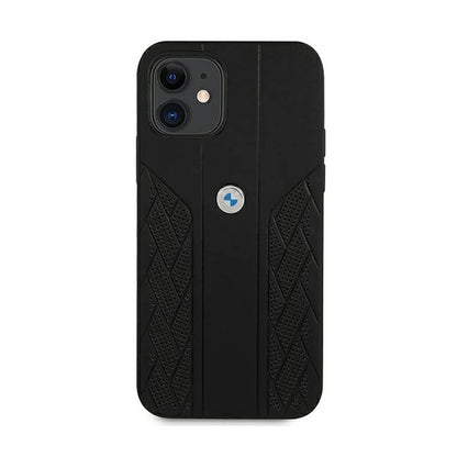 BMW od „Odos lenktas perforavimas“ – dėklas, skirtas „iPhone 12 mini“ („juoda“)