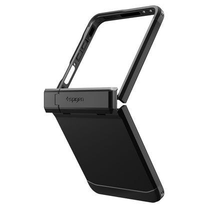 Spigen Tough Armor Pro Mag MagSafe – dėklas, skirtas Samsung Galaxy Z Flip 7 (juodas)