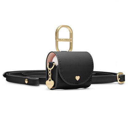 Spigen Cyrill Mini krepšys – dėklas su dirželiu, skirtas Apple AirPods 4 (juodas)