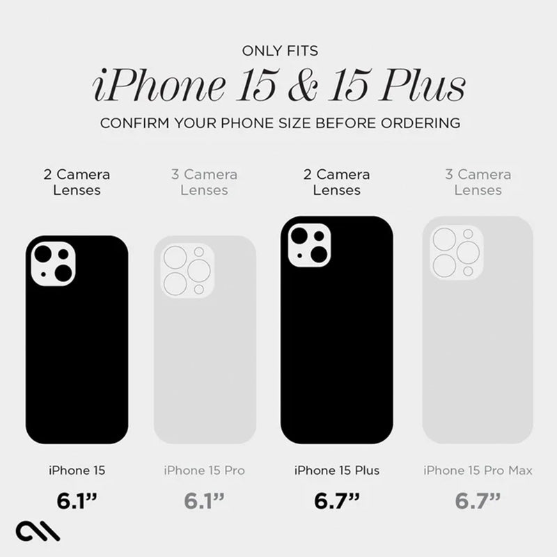 Case-Mate Sparkle lęšių apsauga – apsauginis stiklas iPhone 15 / iPhone 15 Plus kamerai (Twinkle)