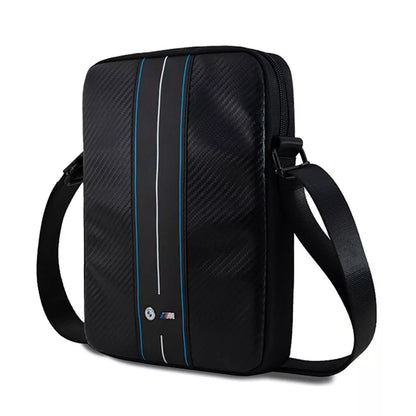 "BMW Carbon Blue Stripes" - 8" planšetinio kompiuterio dėklas (juodas)