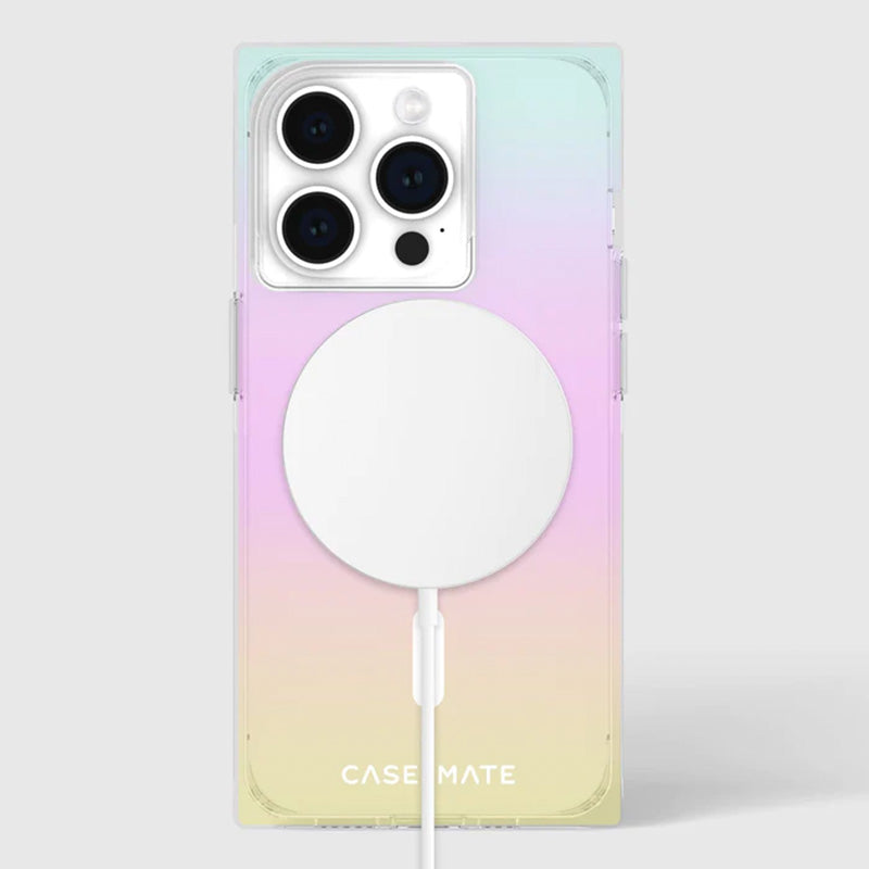 Case-Mate BLOX MagSafe – „iPhone 15 Pro“ dėklas („Rainbow Frosting“)