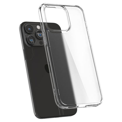 Spigen Ultra Hybrid dėklas, skirtas iPhone 15 Pro (Matinis skaidrus)