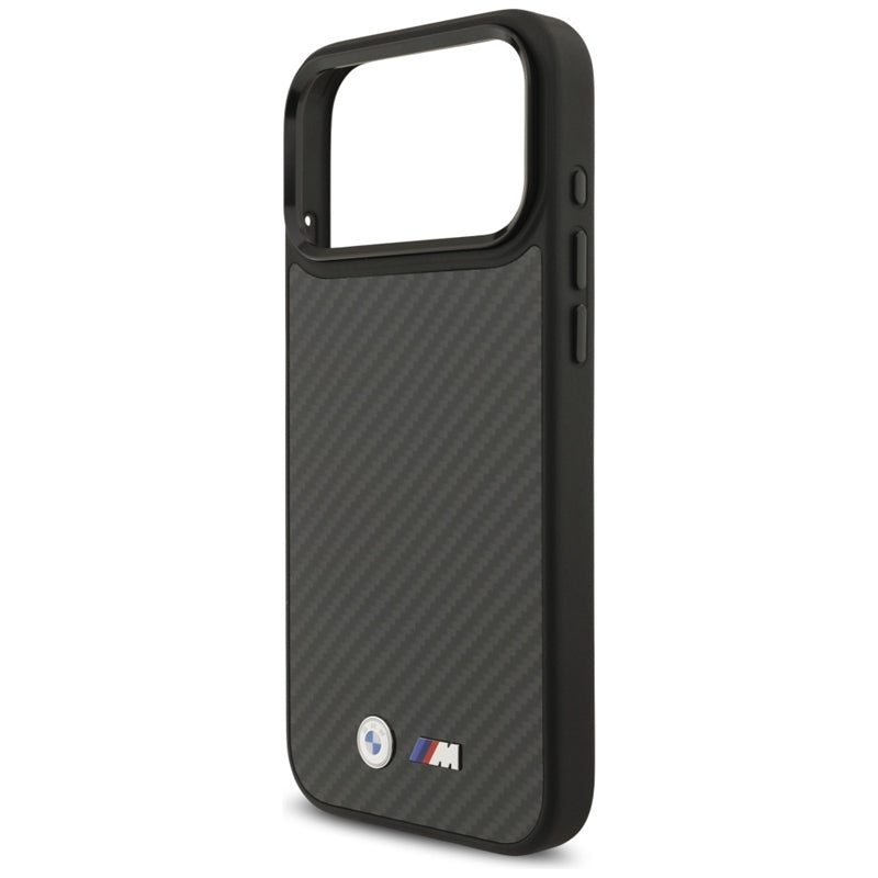 BMW M Kevlar Matinis MagSafe dėklas - iPhone 17 Pro Max (Juodas)