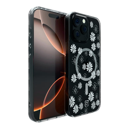 Incipio Forme MagSafe – Dėklas iPhone 16 Pro Max (Ditzy Floral Silver)