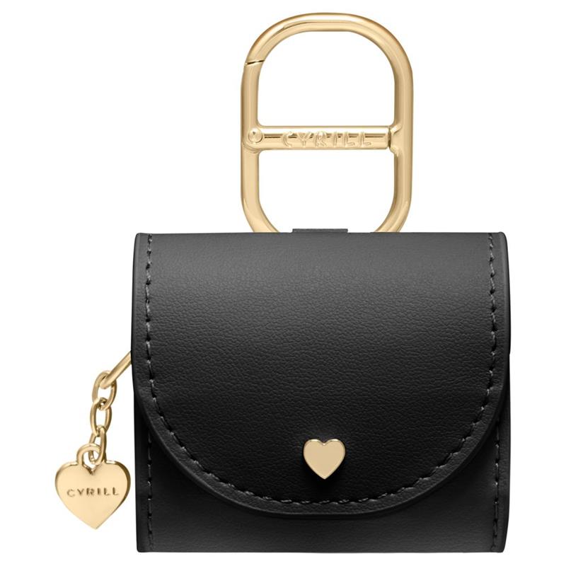 Spigen Cyrill Mini krepšys – dėklas su dirželiu, skirtas Apple AirPods 4 (juodas)