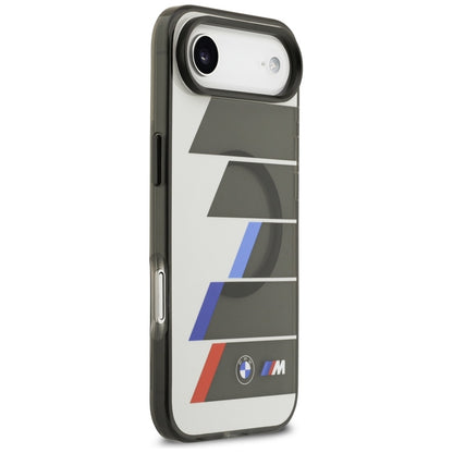 BMW M IML Metal Buttons Trispalvės Linijos MagSafe dėklas iPhone Air (antracito)