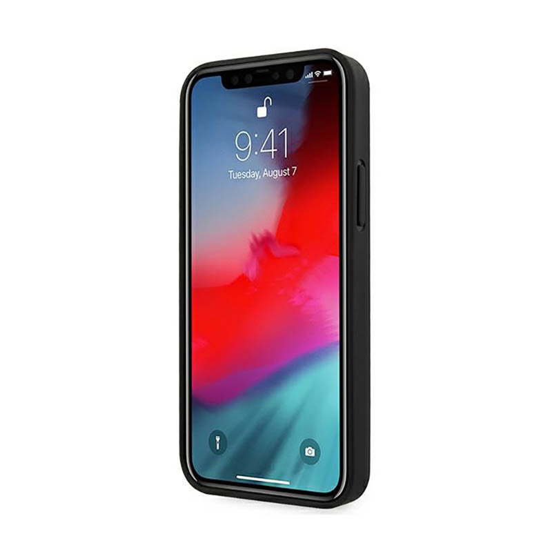 BMW od „Odos lenktas perforavimas“ – dėklas, skirtas „iPhone 12 mini“ („juoda“)