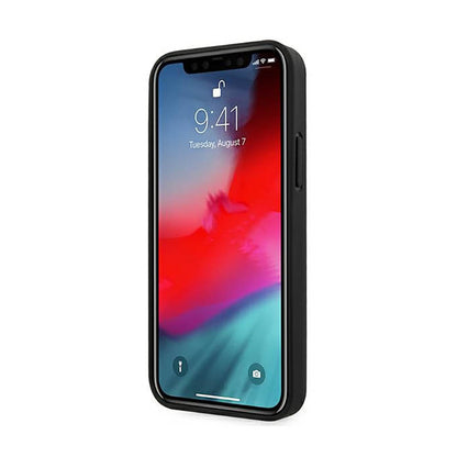 BMW od „Odos lenktas perforavimas“ – dėklas, skirtas „iPhone 12 mini“ („juoda“)