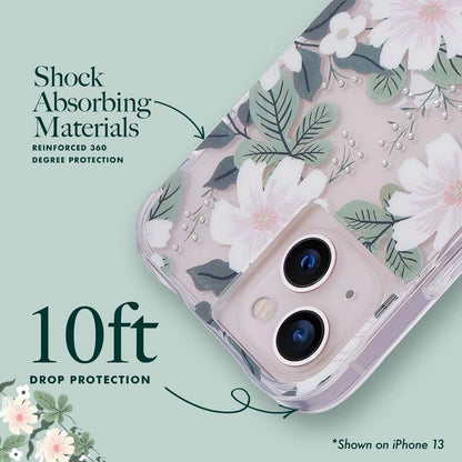 Rifle Paper Clear - "Willow" dėklas, skirtas iPhone 14 Plus