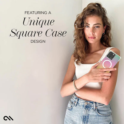 Case-Mate BLOX MagSafe – „iPhone 15 Pro“ dėklas („Rainbow Frosting“)