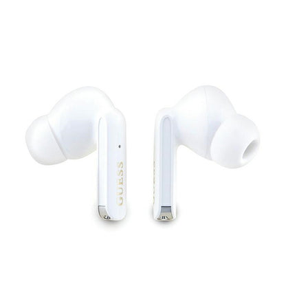 Guess Glitter Gradient – TWS "Bluetooth" ausinės + įkrovimo dėklas (auksinis)