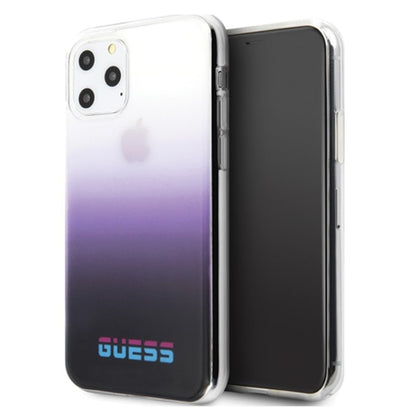 Guess California Gradient – dėklas iPhone 11 Pro Max (violetinis)