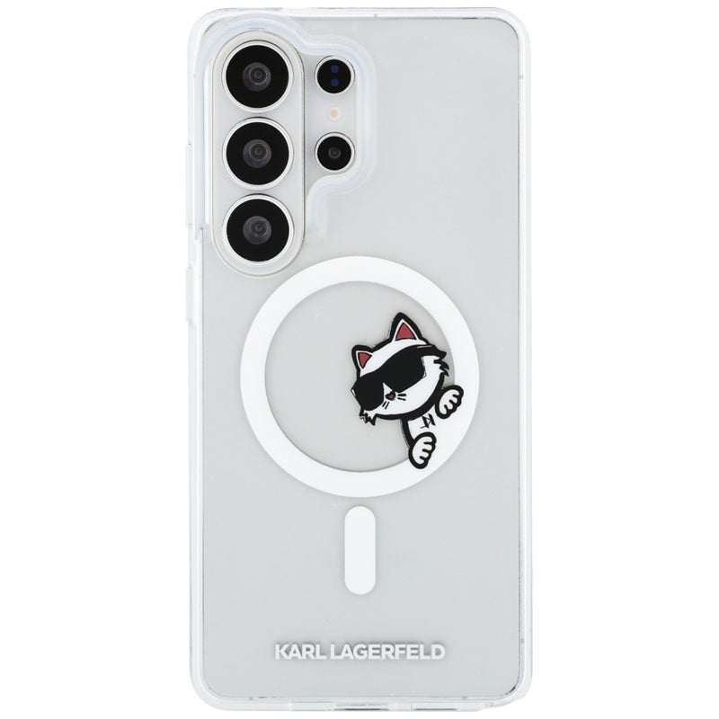 Karl Lagerfeld IML Peekaboo Choupette MagSafe - Samsung Galaxy S26 Ultra dėklas (Skaidrus)