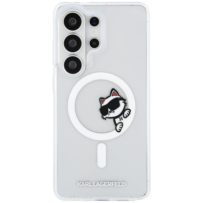 Karl Lagerfeld IML Peekaboo Choupette MagSafe - Samsung Galaxy S26 Ultra dėklas (Skaidrus)