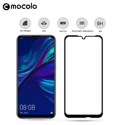 Mocolo 3D 9H Full Glue – Viso ekrano apsauga, skirta Huawei P smart 2019 / Honor 10 Lite (juoda)