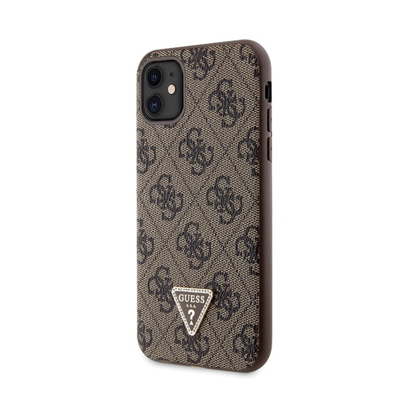 Guess Crossbody 4G Metal Logo – iPhone 11 dėklas (rudas)