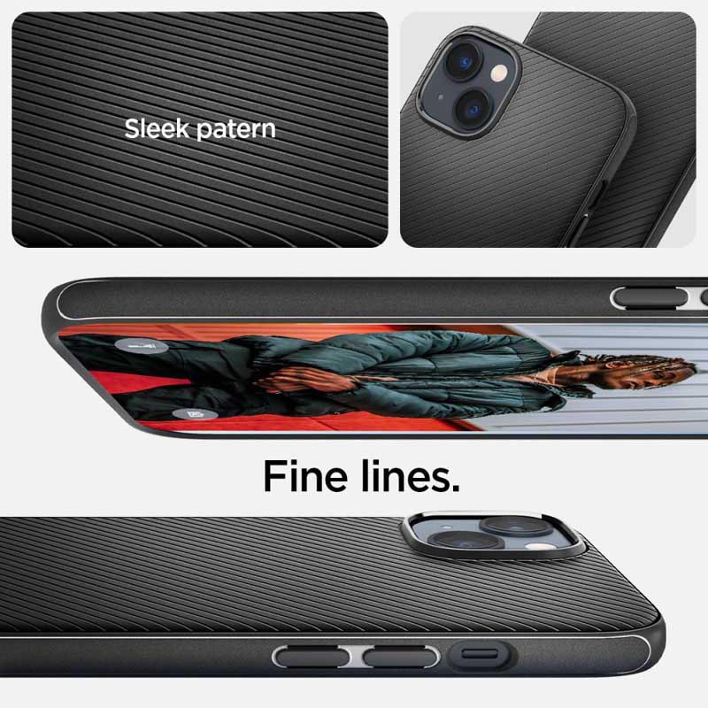 Spigen Mag Armor – dėklas skirtas iPhone 15 Plus / iPhone 14 Plus (juodas)