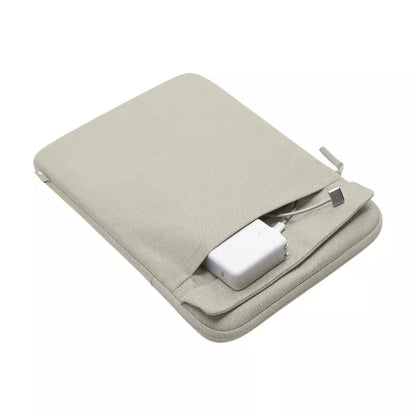 Incase Crosstown Sleeve su Woolenex - dėklas su kišenėle, skirtas MacBook Pro 14" (M4/M3/M2/M1/2024-2021) (Limestone)