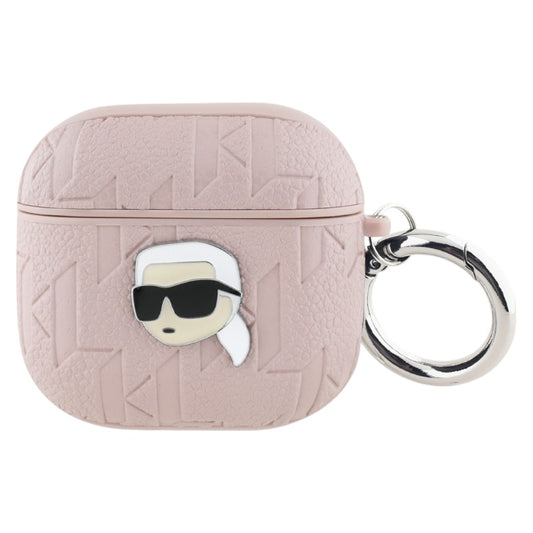 Karl Lagerfeld Monogram Karl Head – „AirPods 4“ dėklas (rožinis)