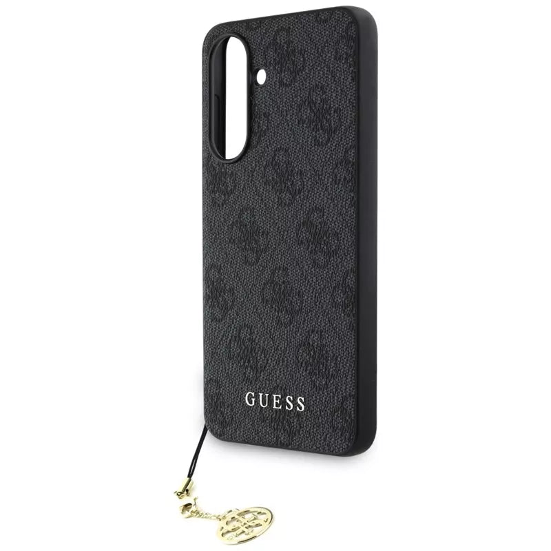 Guess 4G Charms kolekcija – dėklas, skirtas „Samsung Galaxy A56 5G“ (juodas)