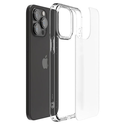 Spigen Ultra Hybrid dėklas, skirtas iPhone 15 Pro (Matinis skaidrus)