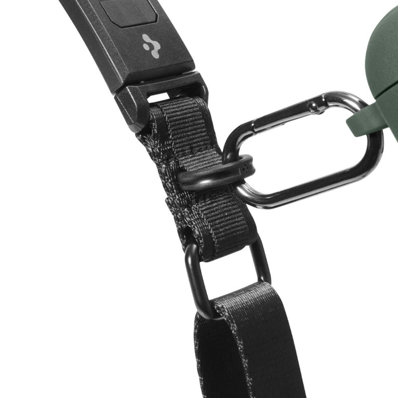 Spigen DA30M Dirželis Per Petį Crossbody – Universalus telefono dirželis / raištis (juodas)