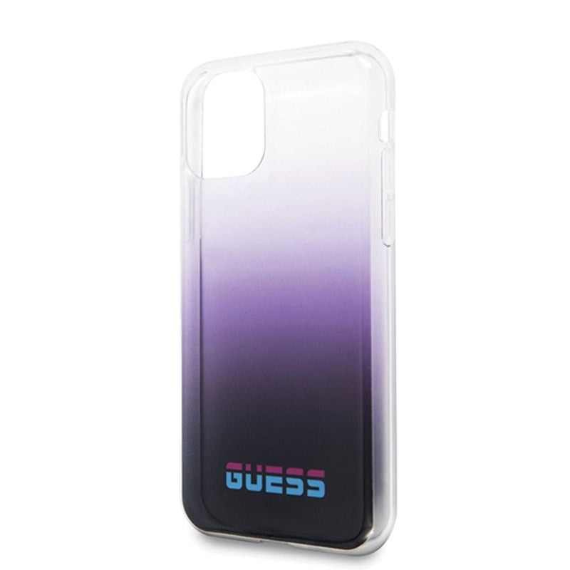 Guess California Gradient – dėklas iPhone 11 Pro Max (violetinis)