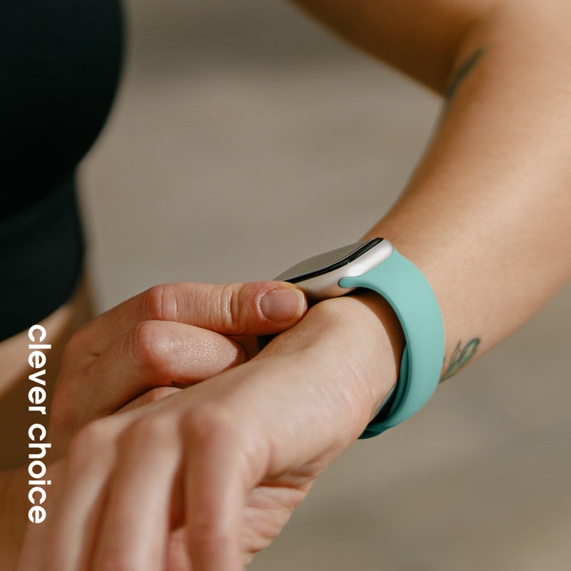 Crong Liquid – dirželis skirtas Apple Watch 38/40/41/42mm (Turkio spalva)