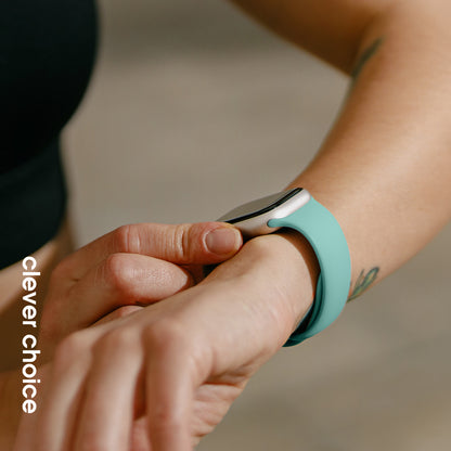 Crong Liquid – dirželis skirtas Apple Watch 38/40/41/42mm (Turkio spalva)