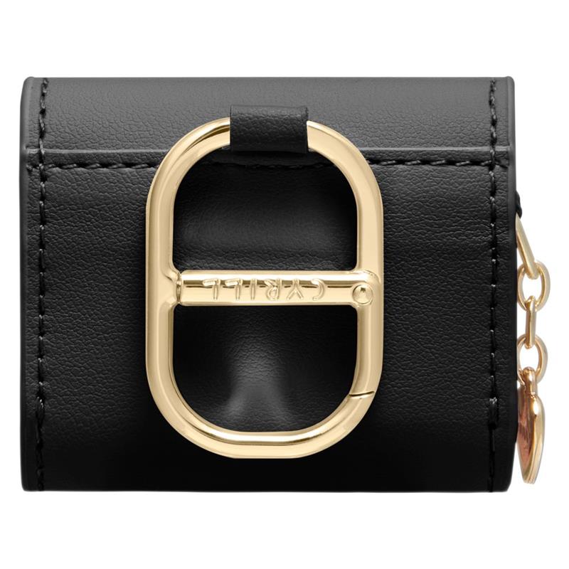 Spigen Cyrill Mini krepšys – dėklas su dirželiu, skirtas Apple AirPods 4 (juodas)