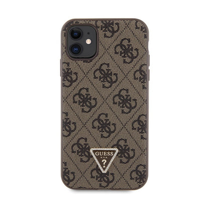 Guess Crossbody 4G Metal Logo – iPhone 11 dėklas (rudas)