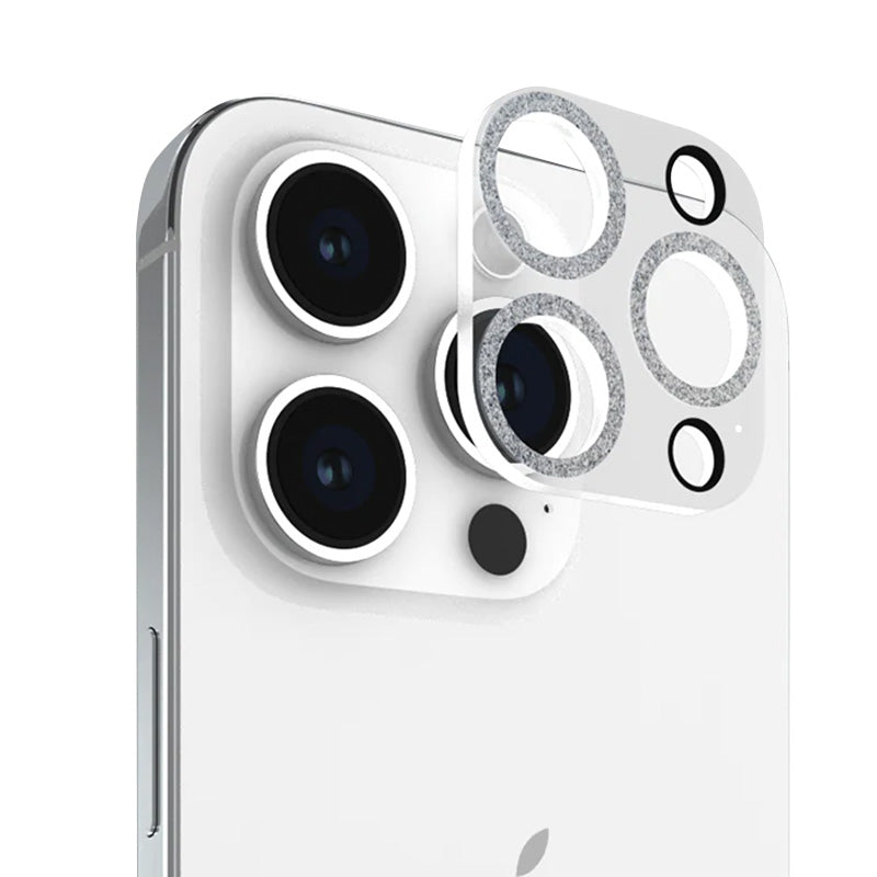 Case-Mate Sparkle lęšių apsauga – apsauginis stiklas „iPhone 15 Pro“ / „iPhone 15 Pro Max“ kamerai („Twinkle“)