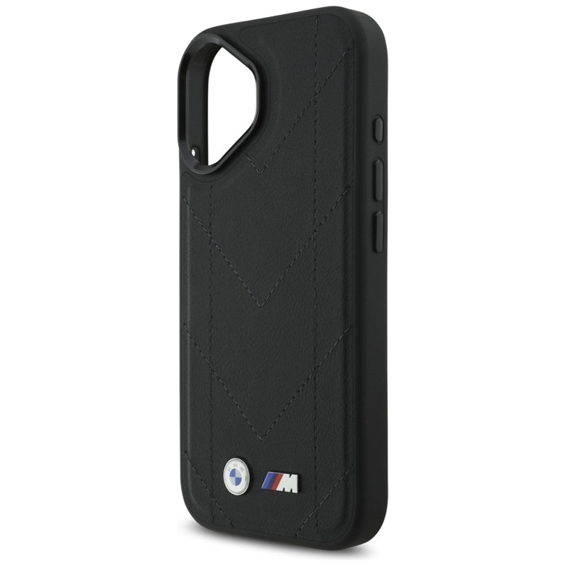 BMW M Dyjuotas logotipas MagSafe - iPhone 17 dėklas (juodas)