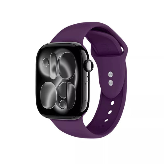 Crong Liquid - dirželis skirtas Apple Watch 44/45/46/49 mm (slyvų spalvos)