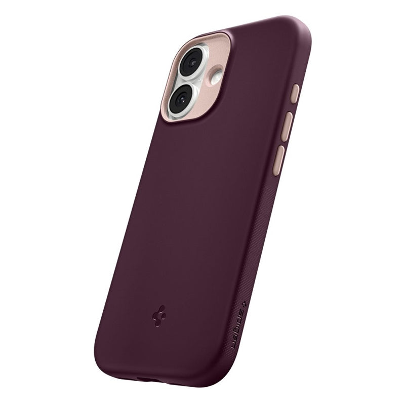 Spigen Nano Pop Mag MagSafe - Dėklas, skirtas iPhone 17 (Burgundy Bean)