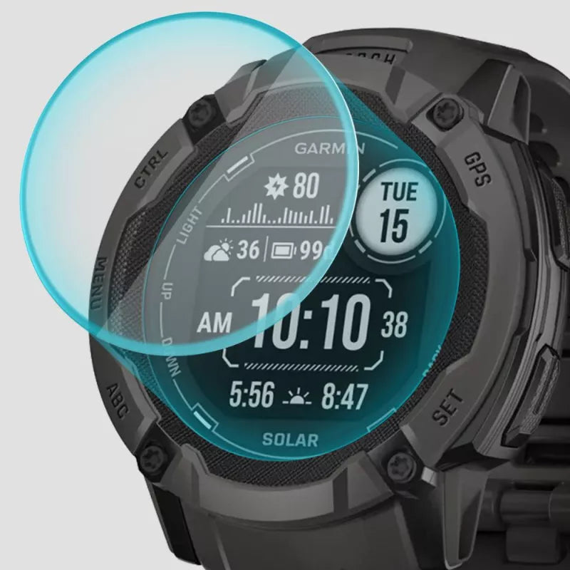 Spigen GLAS.TR EZ FIT 2 vnt. – apsauginis stiklas, skirtas Garmin Instinct 2X Solar (2 vnt.)