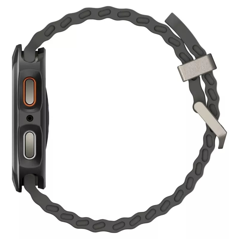 Spigen Liquid Air – Dėklas, skirtas Samsung Galaxy Watch 8 40 mm (Matinė juoda)