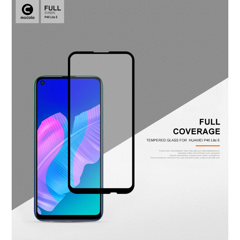 Mocolo 2.5D "Full Glue" apsauginis stiklas, skirtas Huawei P40 Lite E