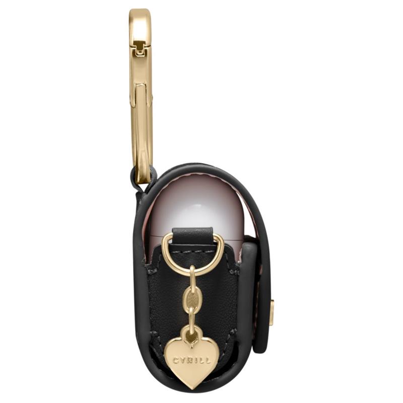 Spigen Cyrill Mini krepšys – dėklas su dirželiu, skirtas Apple AirPods 4 (juodas)