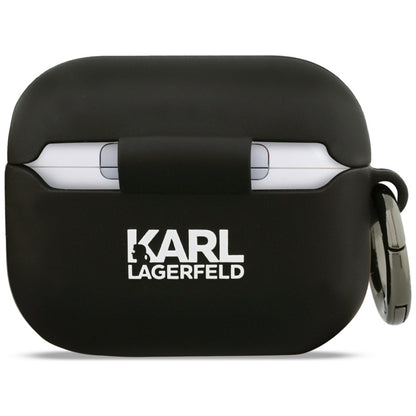 Karl Lagerfeld Silicone Choupette Head 3D - AirPods Pro 3 dėklas (juodas)